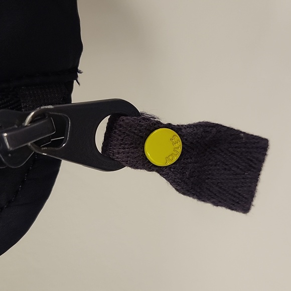 Joules navy puffer full zip vest snap closure pockets puff collar size L - Picture 7 of 12